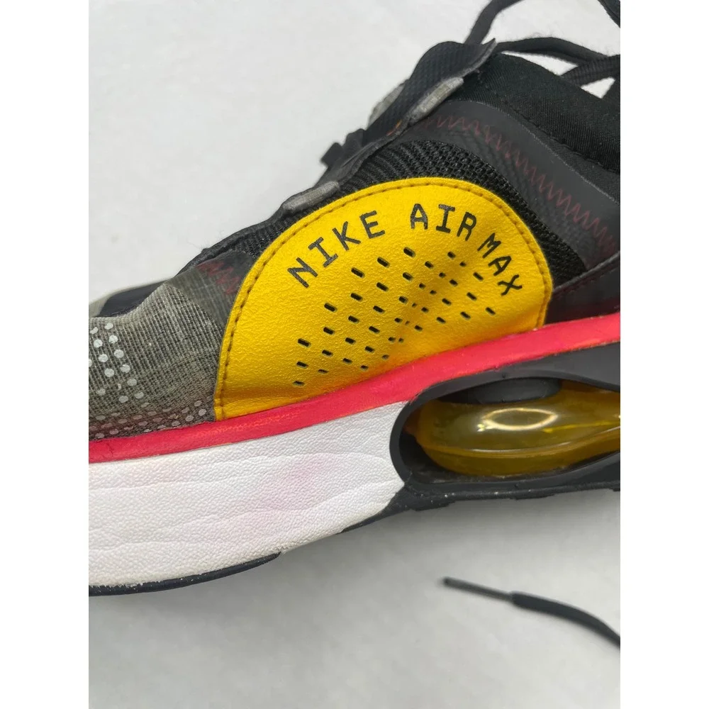 Nike Air Max2021 Running Shoes Black Grey Solar Flare‎ DA1925-002 Men 7 women 9